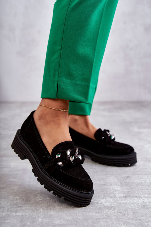 Zomšiniai juodos spalvos batai Laura... Zomšiniai juodos spalvos batai Laura...