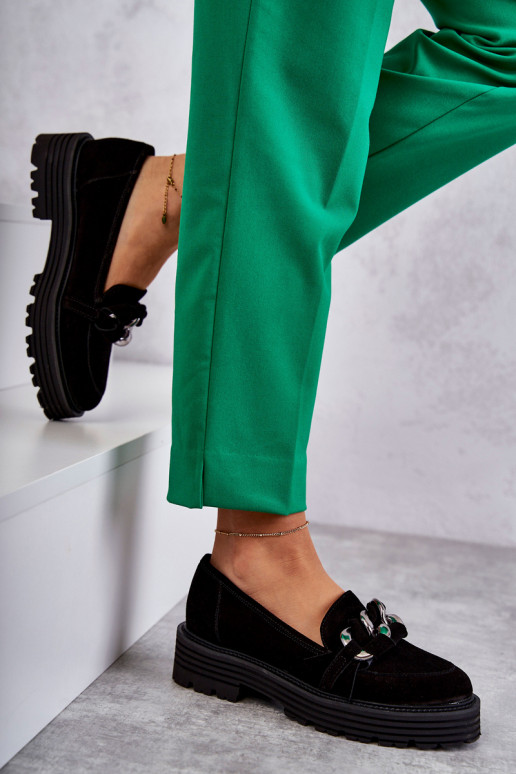 Zomšiniai juodos spalvos batai Laura... Zomšiniai juodos spalvos batai Laura...