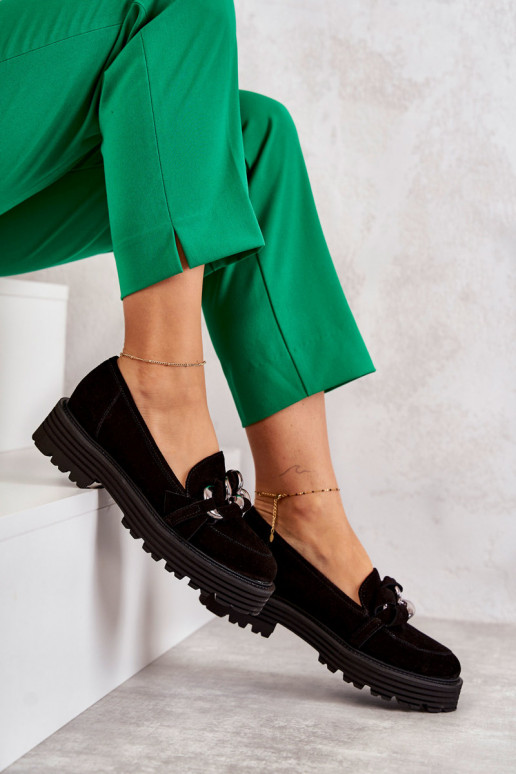 Zomšiniai juodos spalvos batai Laura... Zomšiniai juodos spalvos batai Laura...