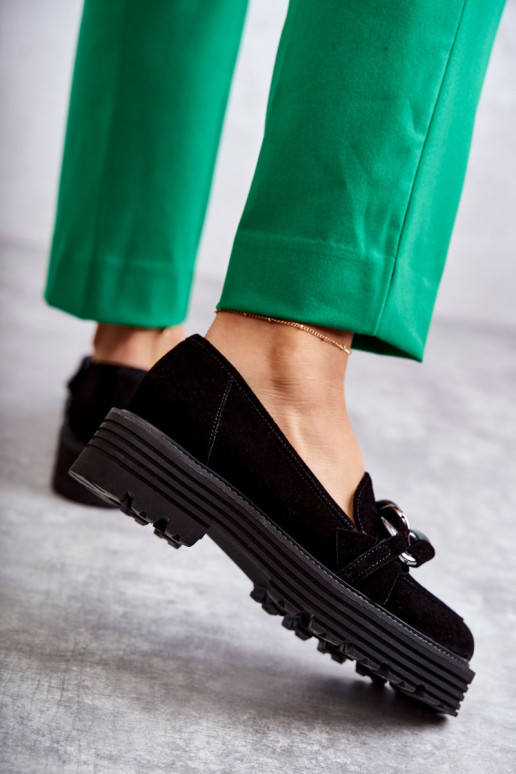 Zomšiniai juodos spalvos batai Laura... Zomšiniai juodos spalvos batai Laura...