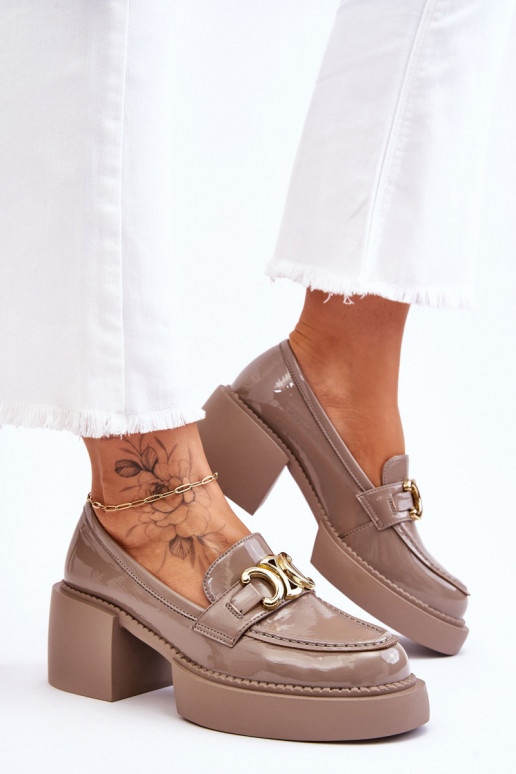 Smėlio spalvos bateliai Imani su... Smėlio spalvos bateliai Imani su...