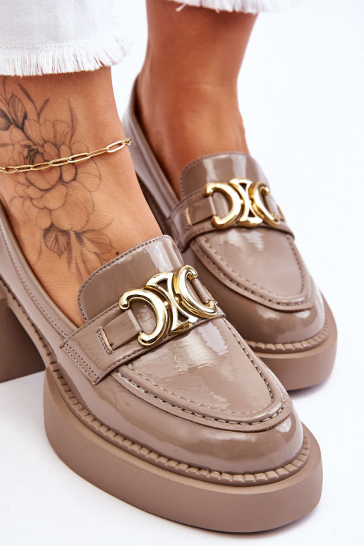 Smėlio spalvos bateliai Imani su... Smėlio spalvos bateliai Imani su...