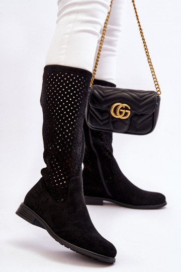 Zomšiniai  ilgaauliai batai... 2