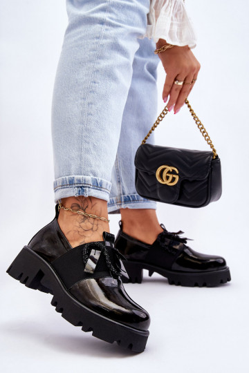 Batai juodos spalvos lako... 2