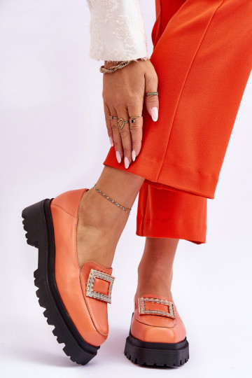 Mokasinai oranžinės spalvos...