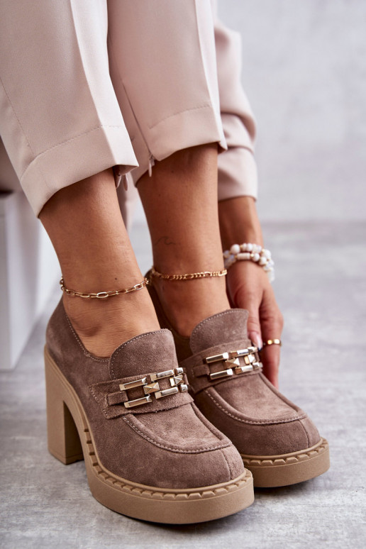 Smėlio spalvos zomšiniai batai Jaime... Smėlio spalvos zomšiniai batai Jaime...