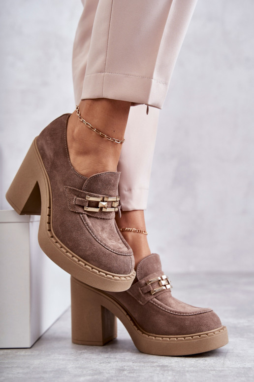 Smėlio spalvos zomšiniai batai Jaime... Smėlio spalvos zomšiniai batai Jaime...