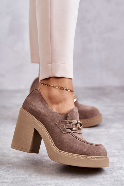 Smėlio spalvos zomšiniai batai Jaime... Smėlio spalvos zomšiniai batai Jaime...