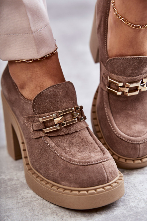 Smėlio spalvos zomšiniai batai Jaime... Smėlio spalvos zomšiniai batai Jaime...