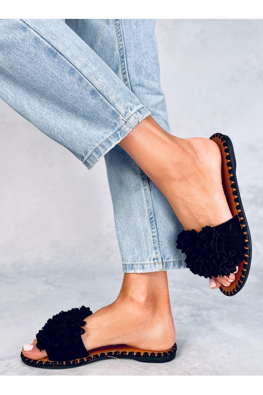 Moteriškos šlepetės  PRIMA BLACK