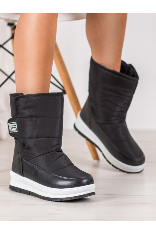 Juodos spalvos sniego batai su...