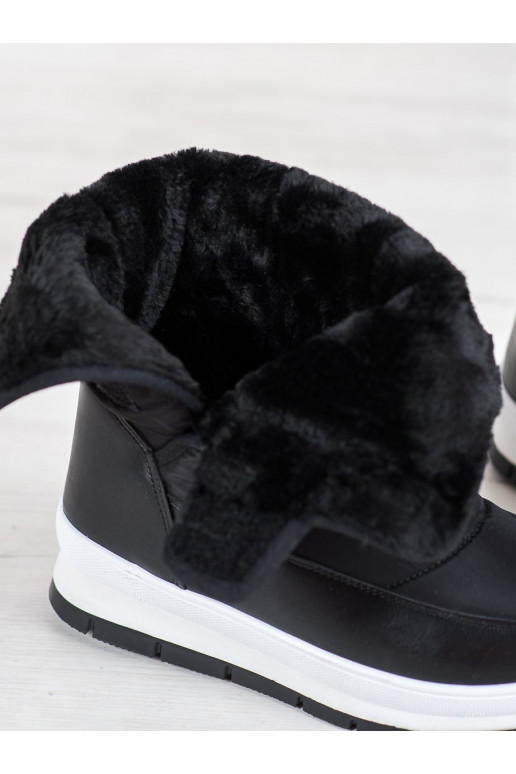 Juodos spalvos sniego batai su...