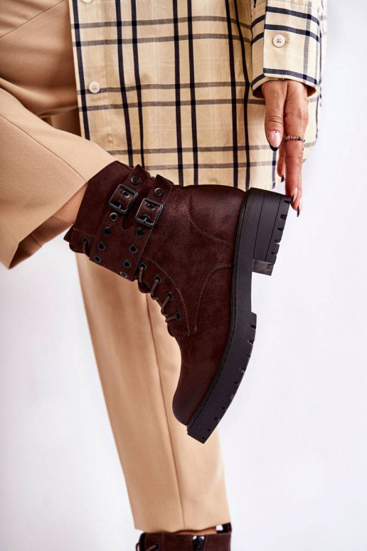 Zomšiniai aulinukai rudos spalvos Silvor Zomšiniai aulinukai rudos spalvos Silvor