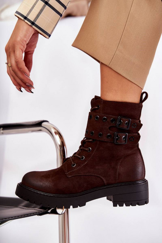 Zomšiniai aulinukai rudos spalvos Silvor Zomšiniai aulinukai rudos spalvos Silvor