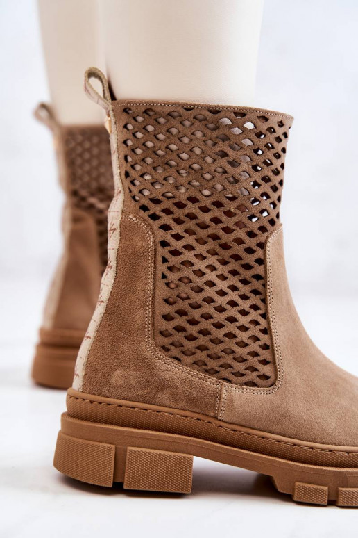 masyvūs aulinukai Nicole rudos spalvos masyvūs aulinukai Nicole rudos spalvos