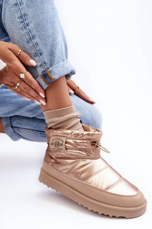 Šilti sniego batai Lee Cooper smėlio... Šilti sniego batai Lee Cooper smėlio...