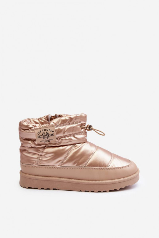 Šilti sniego batai Lee Cooper smėlio... Šilti sniego batai Lee Cooper smėlio...