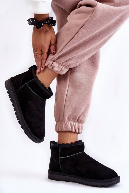 zomšiniai sniego batai juodos spalvos... zomšiniai sniego batai juodos spalvos...