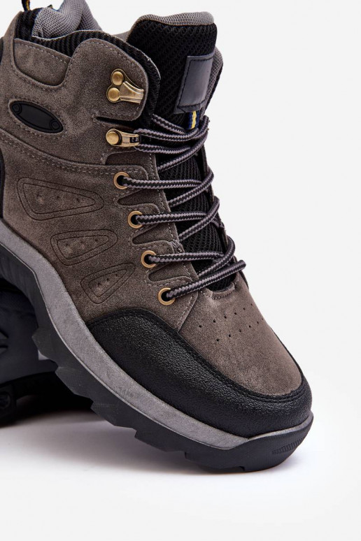 Vyriški batai pilkos spalvos Fontanoe Vyriški batai pilkos spalvos Fontanoe