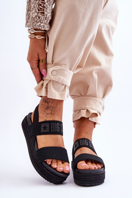 Juodos spalvos basutės Big Star... Juodos spalvos basutės Big Star...