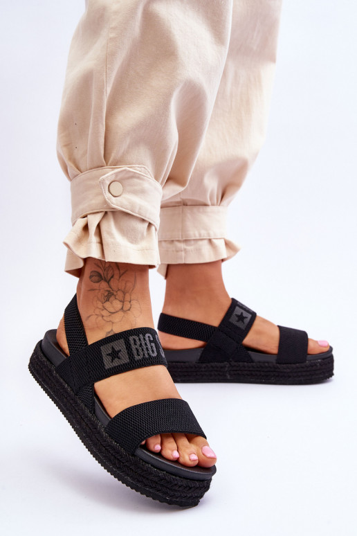 Juodos spalvos basutės Big Star... Juodos spalvos basutės Big Star...