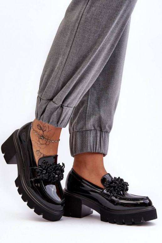 Moteriški lakuoti batai su...