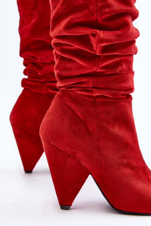 Zomšiniai ilgaauliai batai Lu Boo... Zomšiniai ilgaauliai batai Lu Boo...