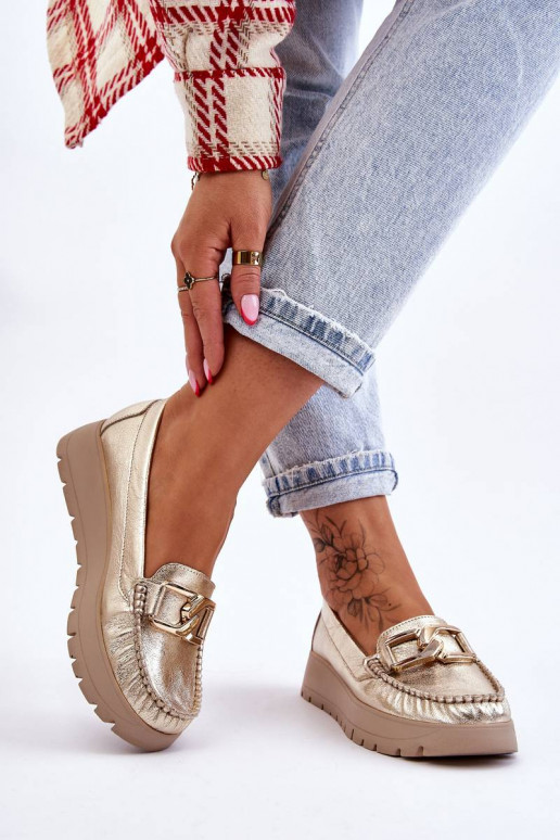 Mokasinai su platforma su ornamentais...