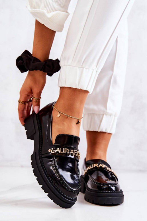 Su lako efektu batai La.Fi juodos... Su lako efektu batai La.Fi juodos...