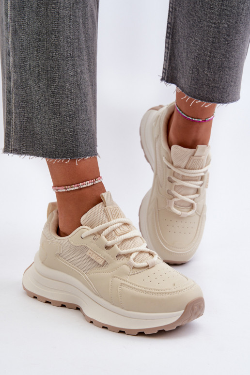 Sneakers modelio batai smėlio spalvos...