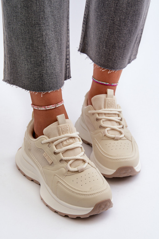 Sneakers modelio batai smėlio spalvos  Big Star