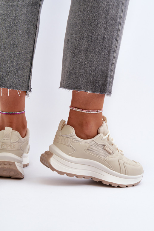 Sneakers modelio batai smėlio spalvos...