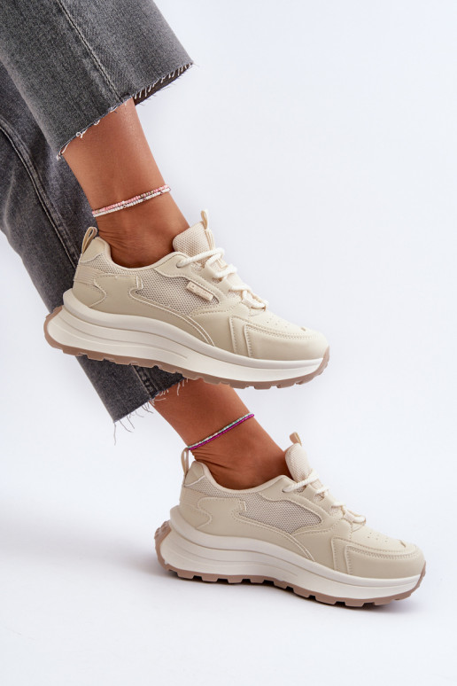 Sneakers modelio batai smėlio spalvos  Big Star