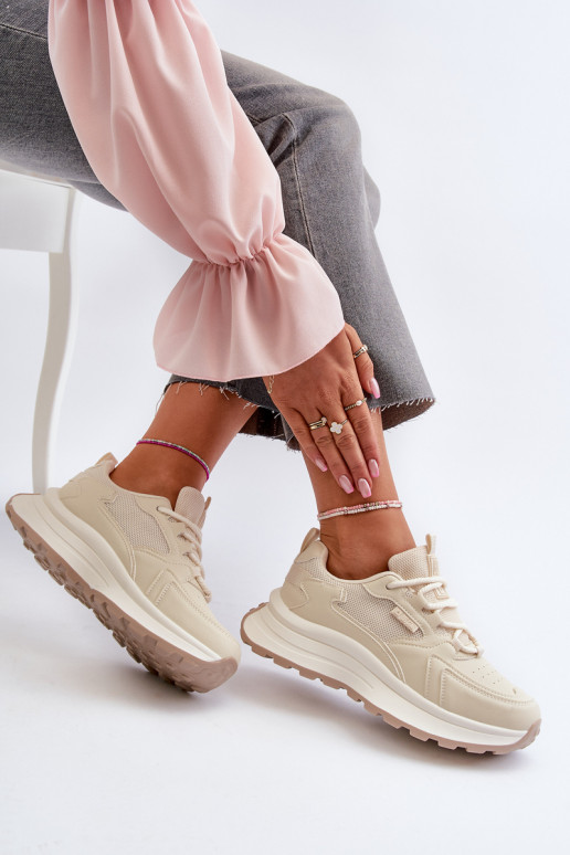 Sneakers modelio batai smėlio spalvos  Big Star