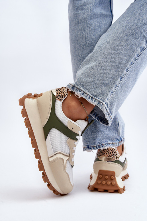 Sneakers modelio batai  smėlio -... Sneakers modelio batai  smėlio -...