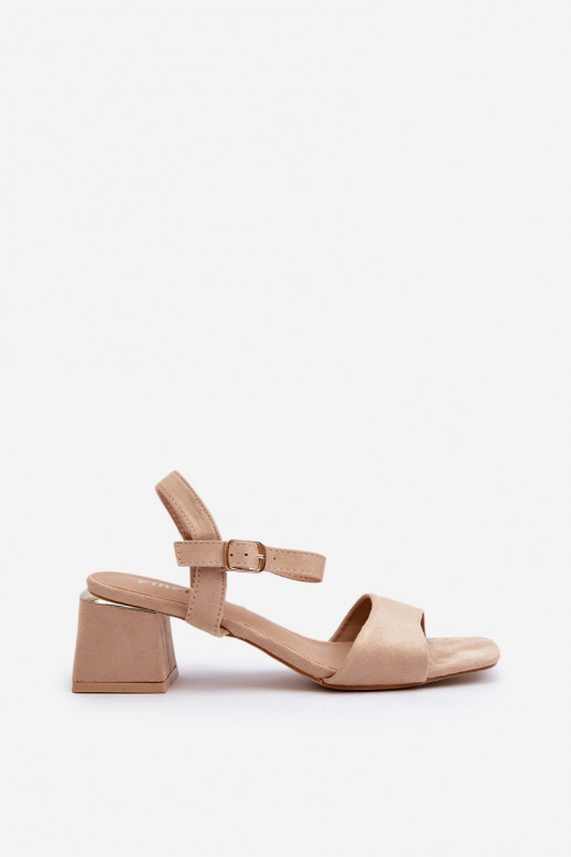 Moteriškos basutės iš zomšos smėlio... Moteriškos basutės iš zomšos smėlio...