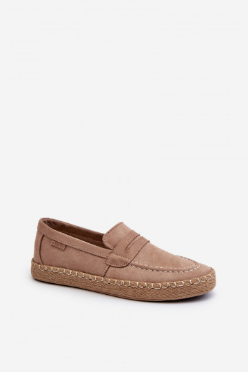 Smėlio spalvos dirbtinės zomšos espadrilės Big Star 2