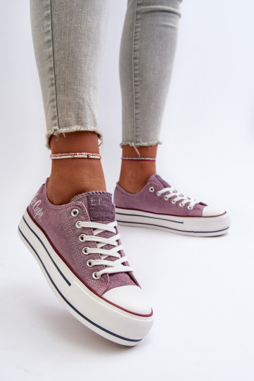 Laisvalaikio bateliai su masyviu padu  Violetinės spalvos Lee Cooper