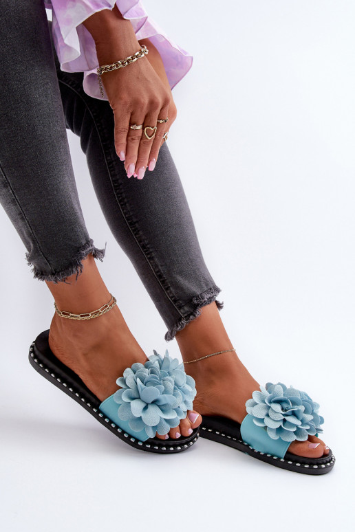 Moteriškos šlepetės su gėlių... Moteriškos šlepetės su gėlių...