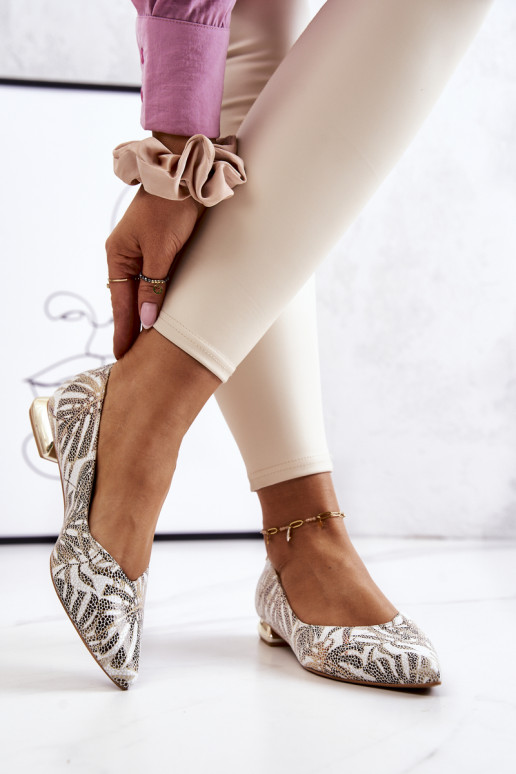 Balerinos Laura Messi aukso spalvos Balerinos Laura Messi aukso spalvos