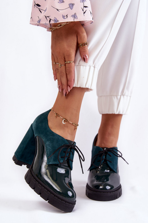 Aulinukai su platforma žalios spalvos... Aulinukai su platforma žalios spalvos...