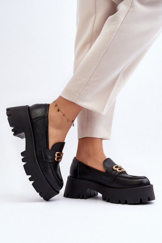 Zazoo  mokasinai  juodos spalvos Zazoo  mokasinai  juodos spalvos