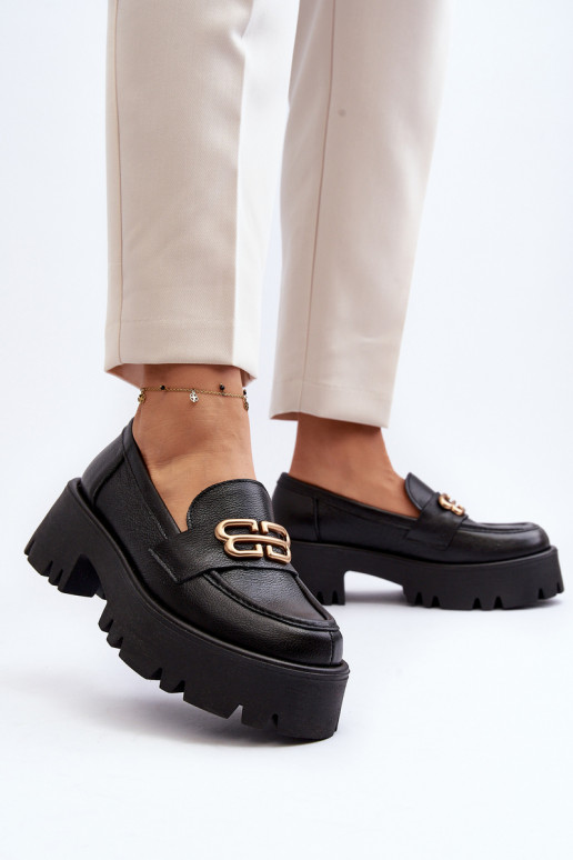 Zazoo  mokasinai  juodos spalvos Zazoo  mokasinai  juodos spalvos