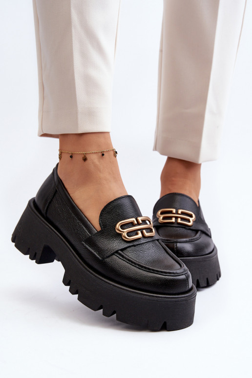 Zazoo  mokasinai  juodos spalvos Zazoo  mokasinai  juodos spalvos