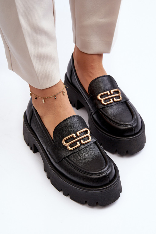 Zazoo  mokasinai  juodos spalvos Zazoo  mokasinai  juodos spalvos