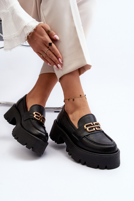 Zazoo  mokasinai  juodos spalvos Zazoo  mokasinai  juodos spalvos