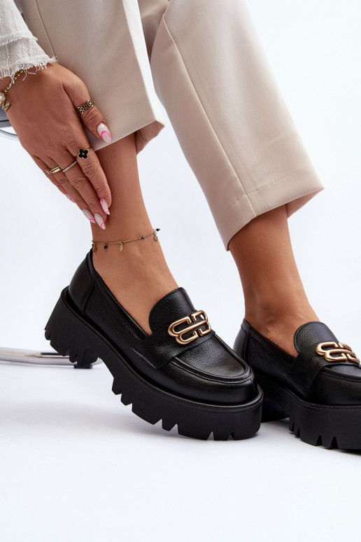 Zazoo  mokasinai  juodos spalvos Zazoo  mokasinai  juodos spalvos