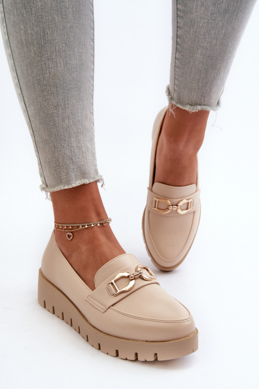 Moteriški mokasinai paaukšintu padu...