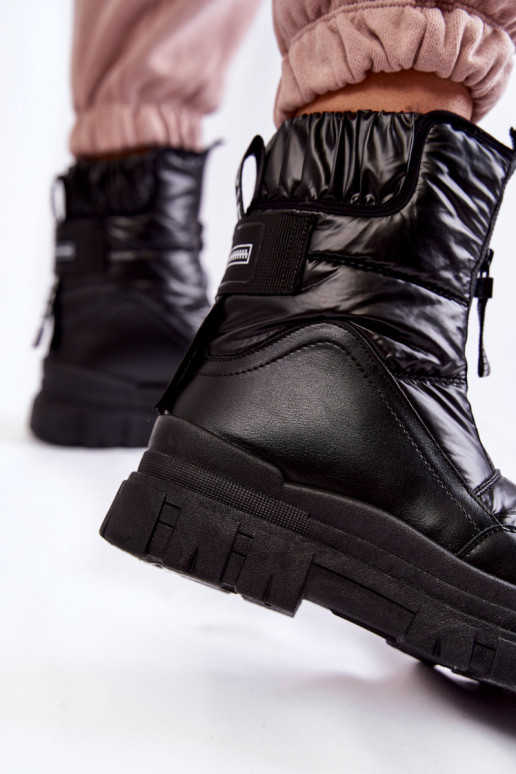 Sniego batai su elastine juostele...