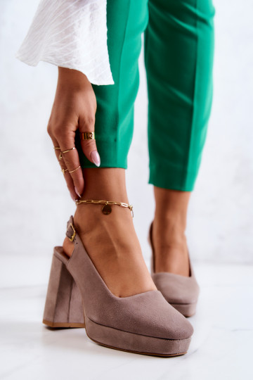 Bateliai iš zomšos  smėlio... 2